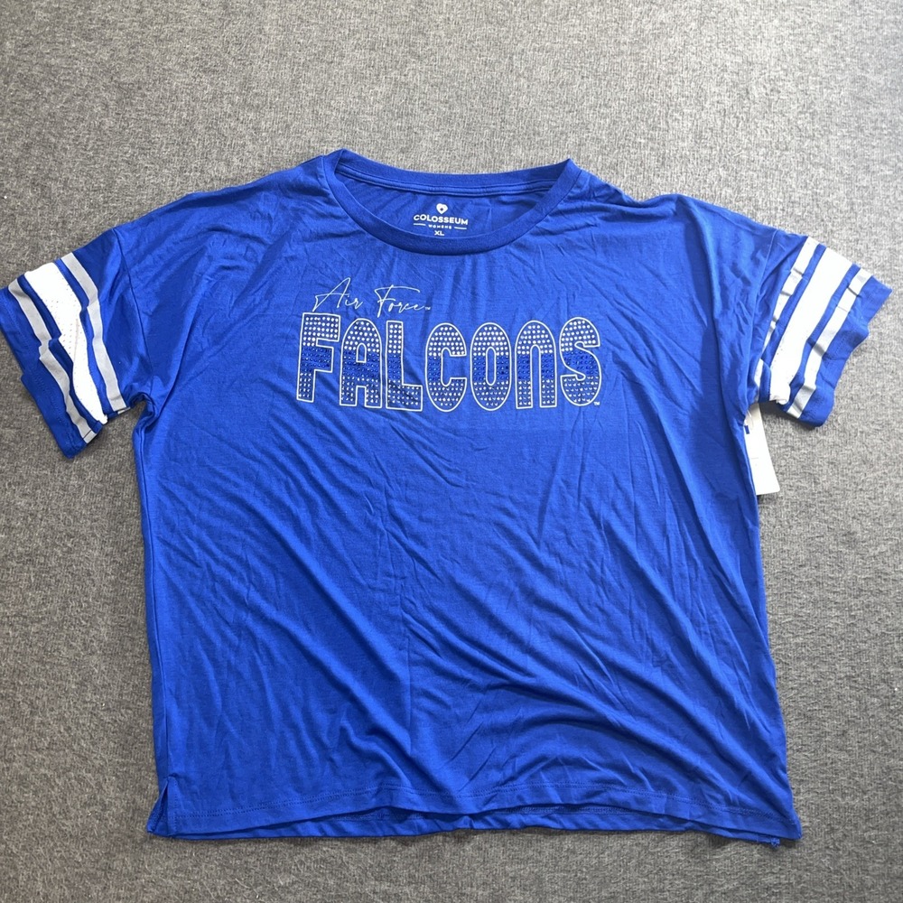 Air Force Falcons women's blue shirt size XL studded
